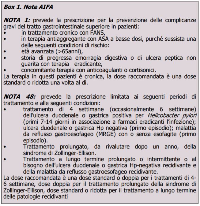 Note AIFA-Farmaci antisecretivi-Doctorline